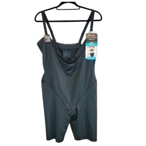 Maidenform Body Shaper Open Bust Wear-Your-Own-Bra Firm Control Shapewear Sz 2XL